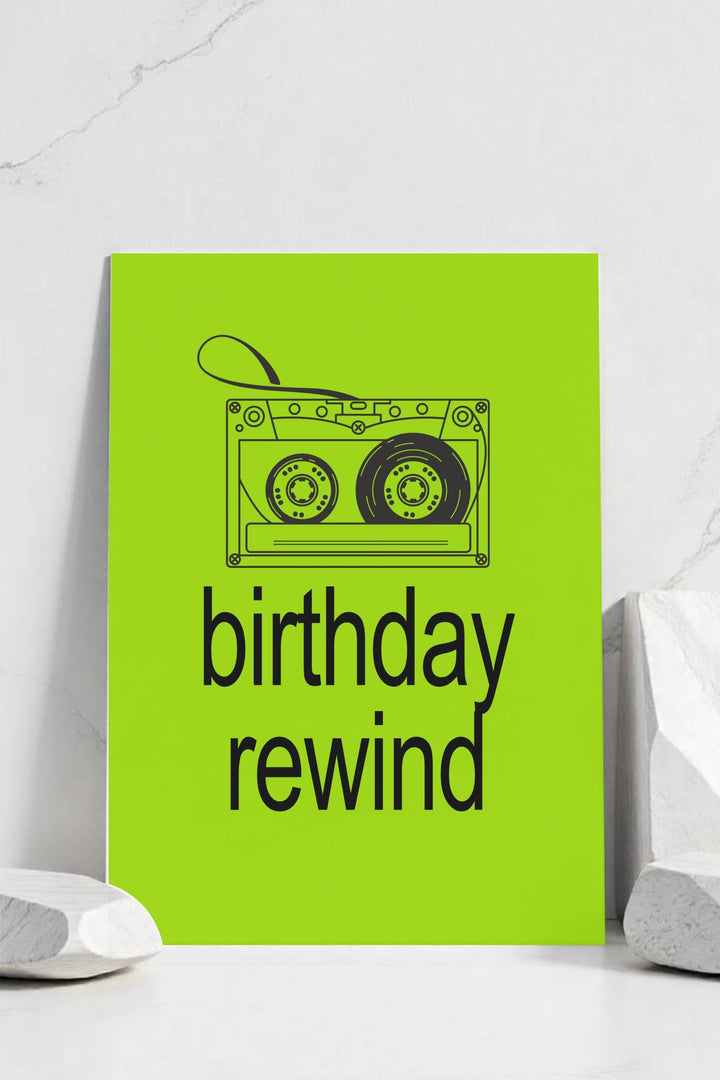 Brat table sign - Birthday rewind - Vowpaperie