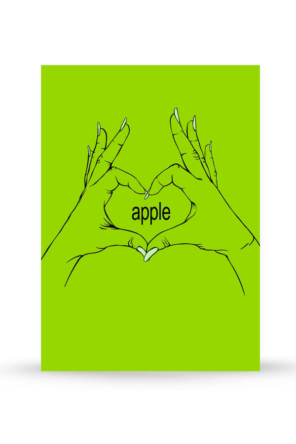 Brat Apple Table sign - Vowpaperie