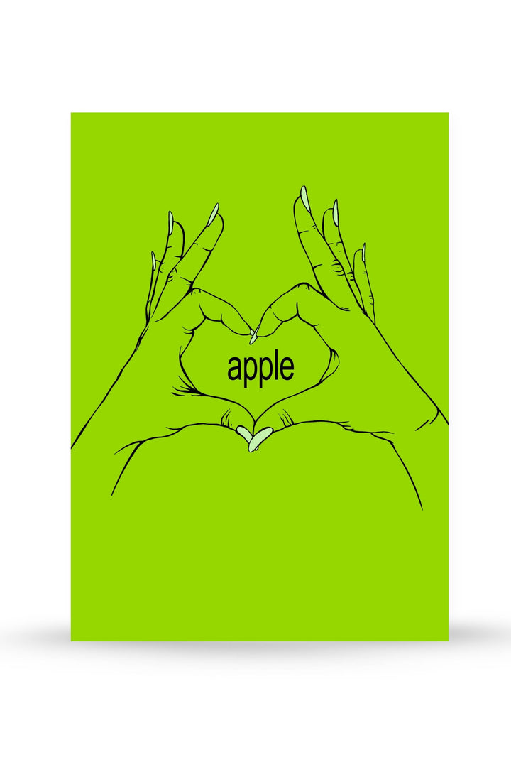 Brat Apple Table sign - Vowpaperie