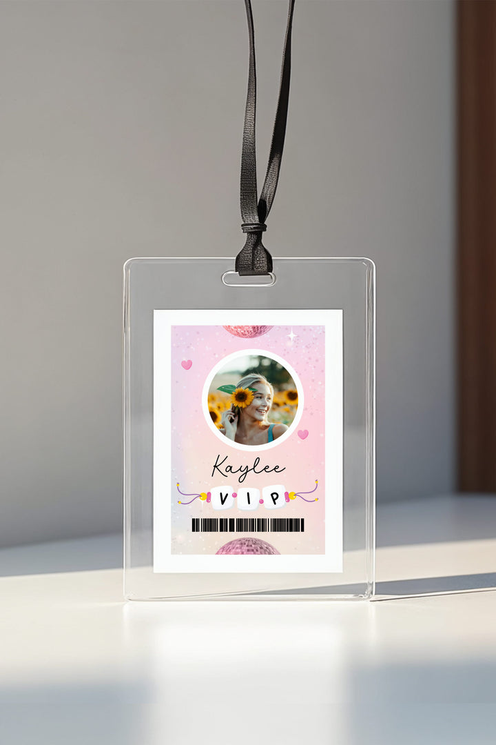 "In My Birthday Era VIP Pass inspired by Taylor Swift's Eras Tour""Personalized VIP birthday pass for Swiftie-themed parties""DIY printable VIP pass for Taylor Swift-inspired birthday celebration"