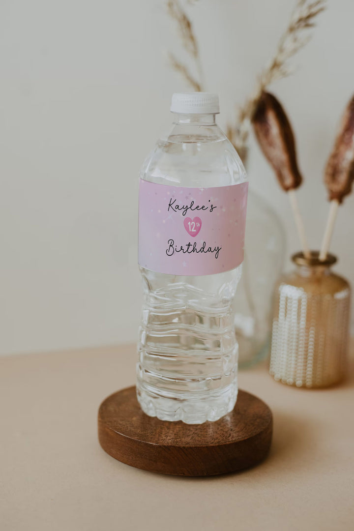 In My Birthday Era Birthday - Waterbottle Label - Vowpaperie