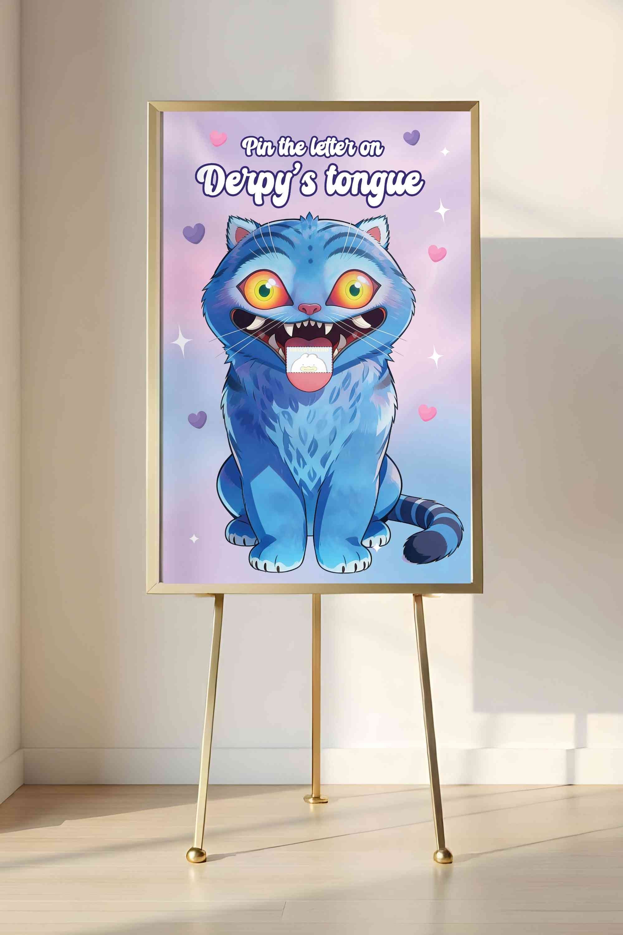 K-pop Demon Hunter Printable Party Game - Pin the letter on Derpy's ...