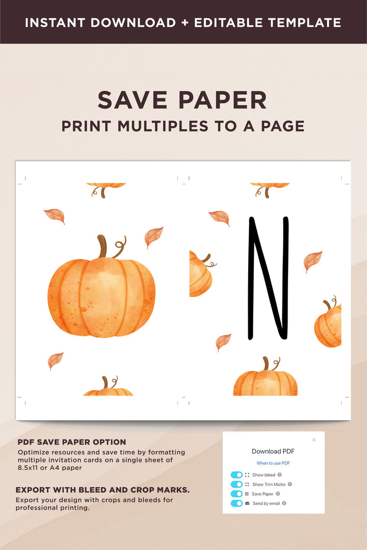 Our Little Pumpkin is Turning One - One Banner - Vowpaperie