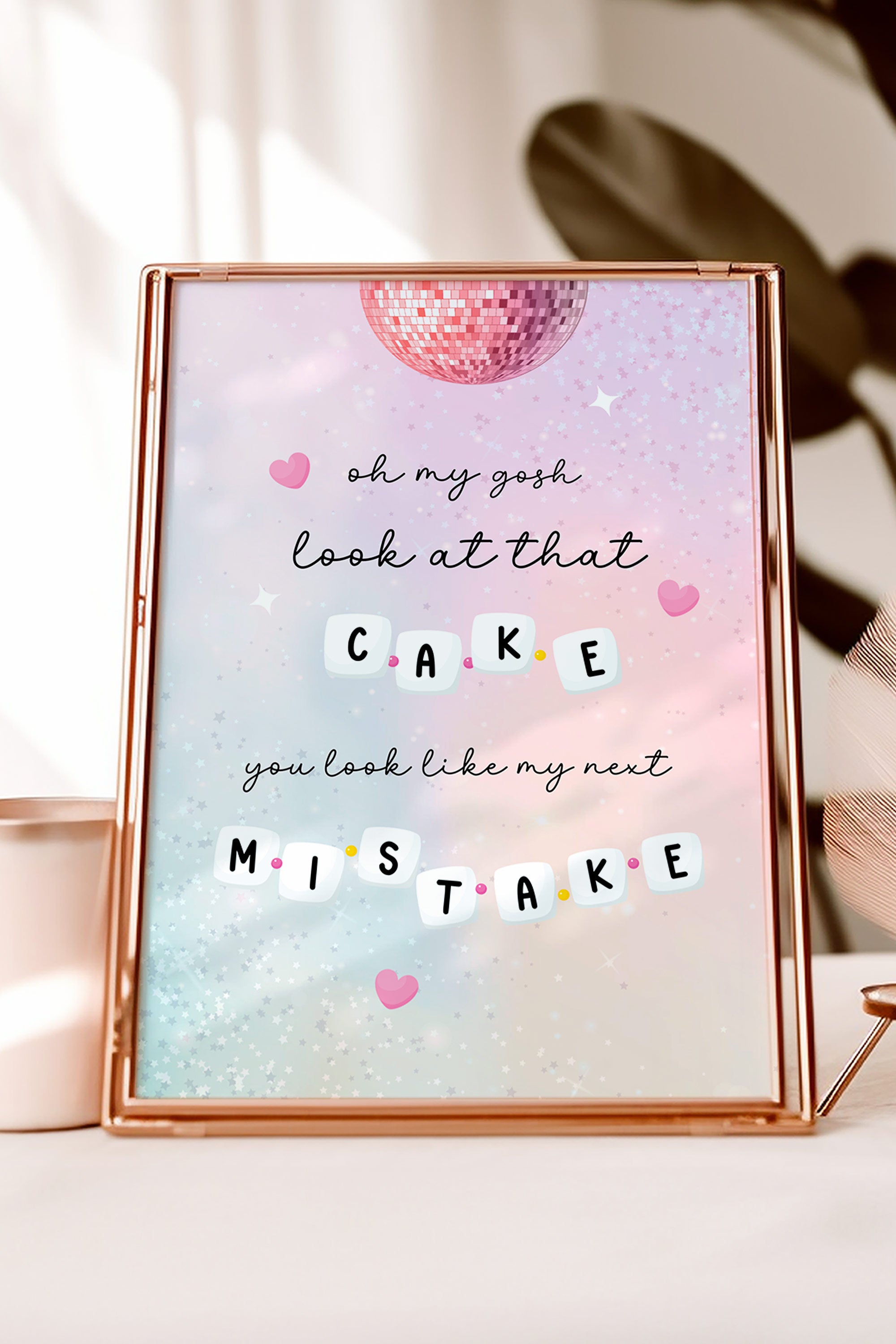 In My Birthday Era Birthday - Oh My Gosh Look at the Cake Table Sign ...