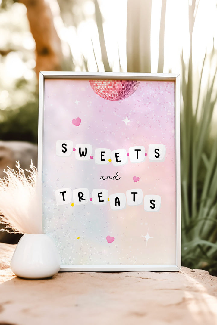 In My Birthday Era Birthday - Sweets and Treats Table Sign - Vowpaperie