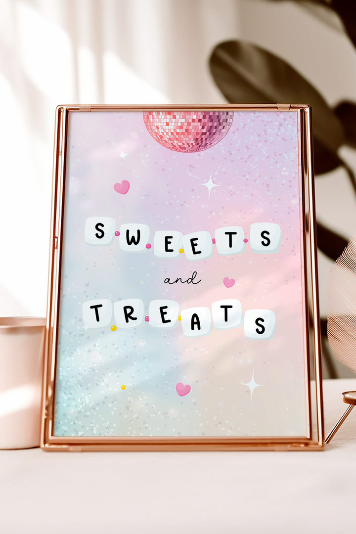 In My Birthday Era Birthday - Sweets and Treats Table Sign - Vowpaperie