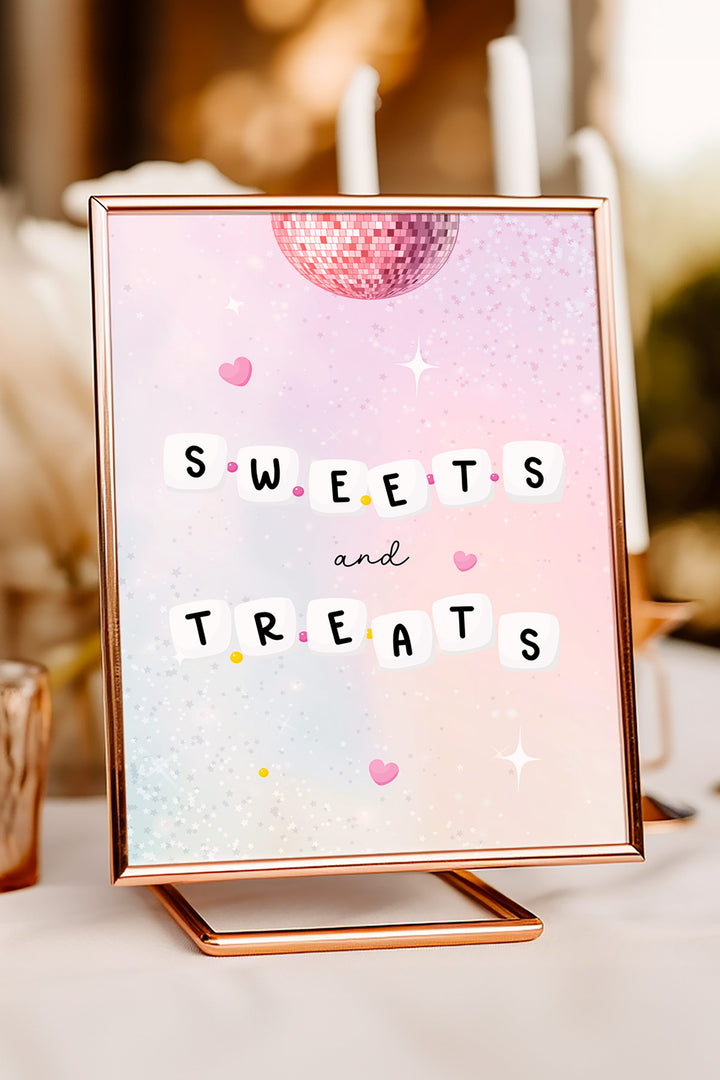 In My Birthday Era Birthday - Sweets and Treats Table Sign - Vowpaperie