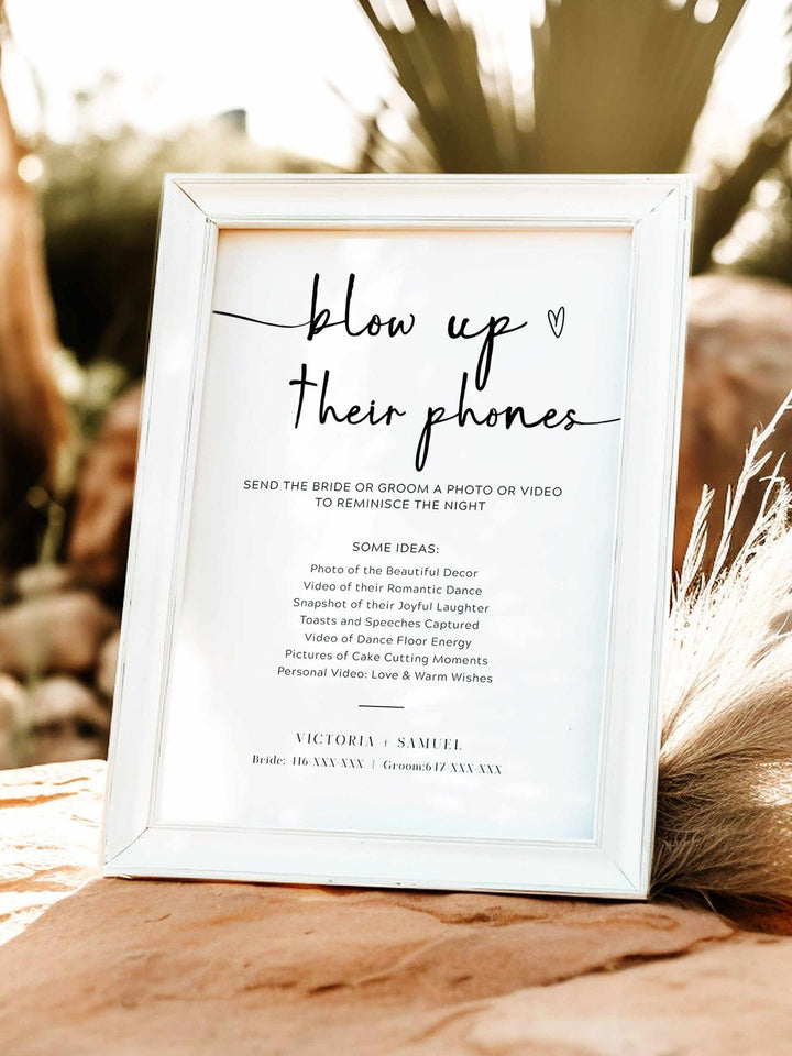 Printable Wedding Signs